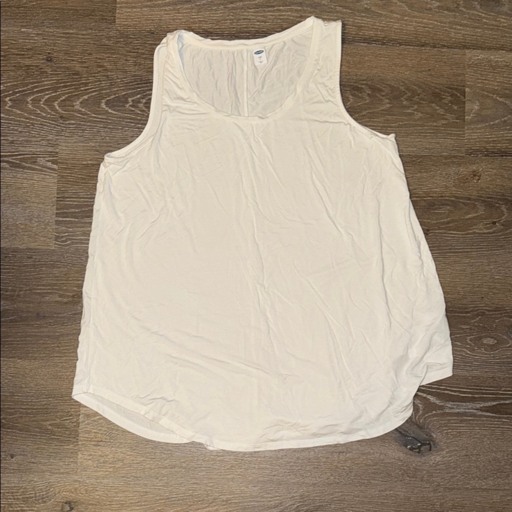 Old navy Women's Cream Sleeveless Top